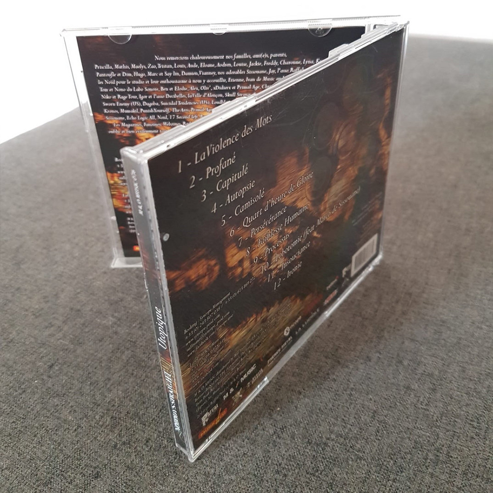 pochette nobody's straight hardcore métal france utopique